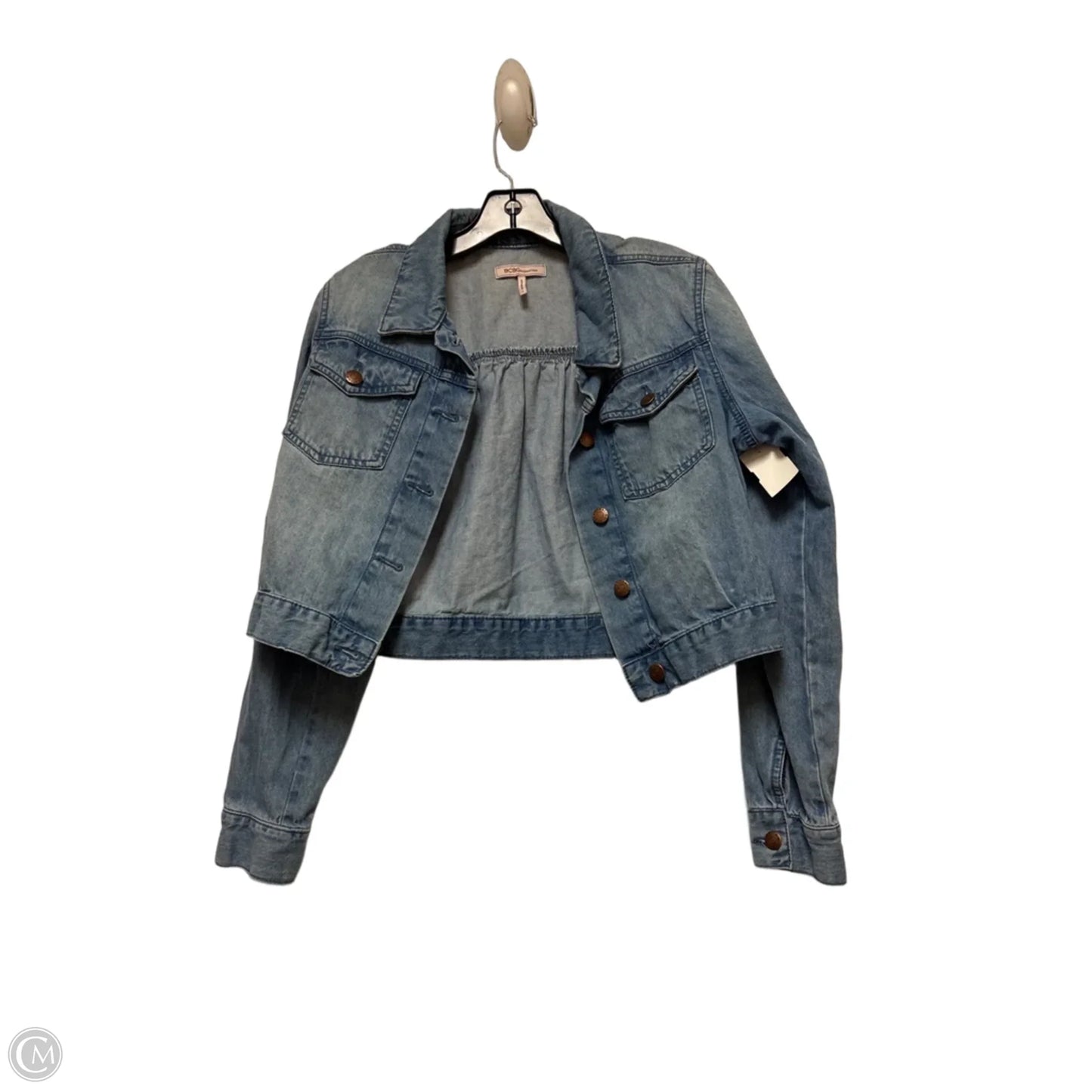 Jacket Denim By Bcbgeneration In Blue Denim, Size: M