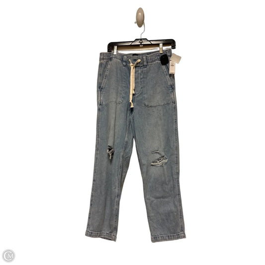 Jeans Wide Leg By Gap In Blue Denim, Size: 4