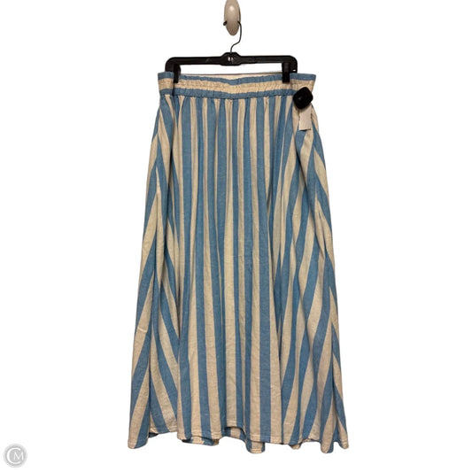 Skirt Maxi By A New Day In Striped Pattern, Size: 16
