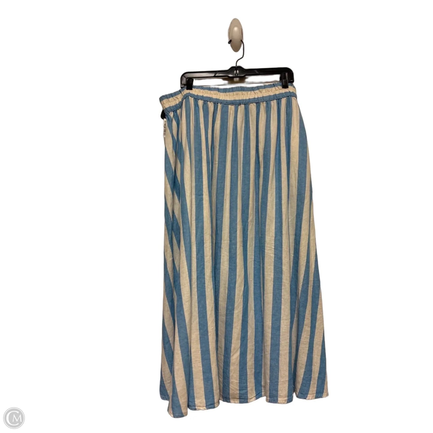 Skirt Maxi By A New Day In Striped Pattern, Size: 16