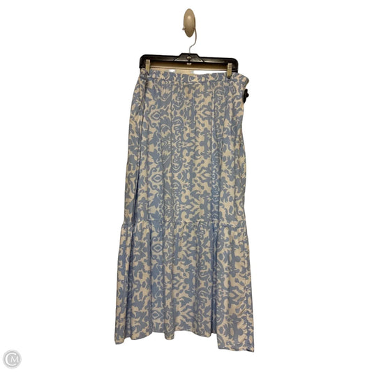 Skirt Maxi By Ellen Tracy In Blue & White, Size: 14