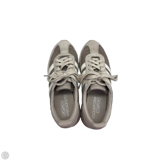 Shoes Sneakers By Adidas In Cream & Tan, Size: 8