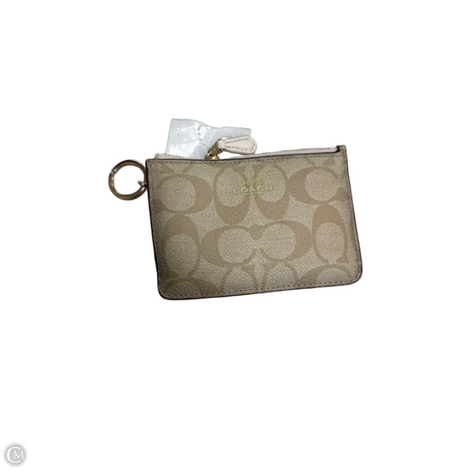 Coin Purse Designer By Coach, Size: Small