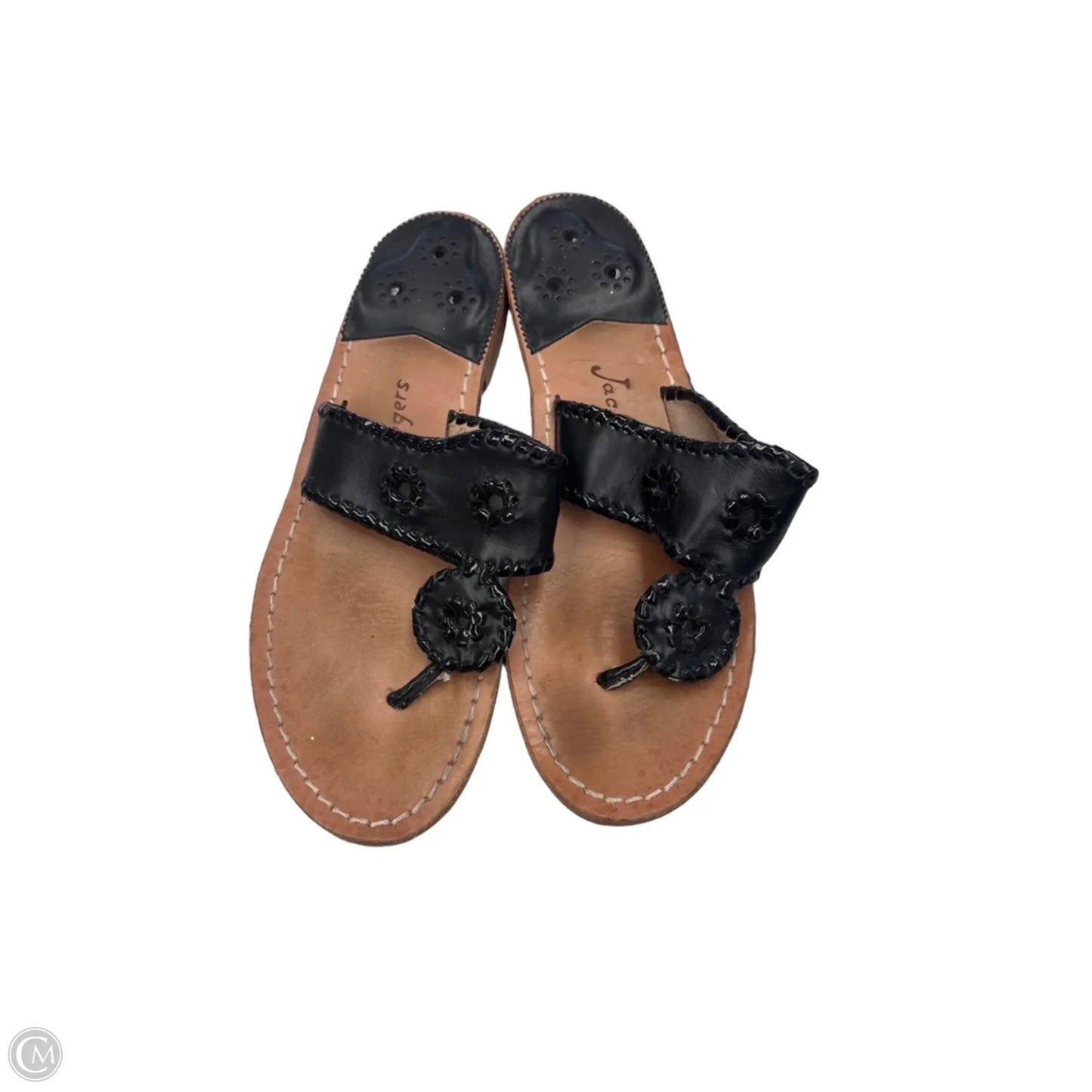 Sandals Flats By Jack Rogers In Black, Size: 9