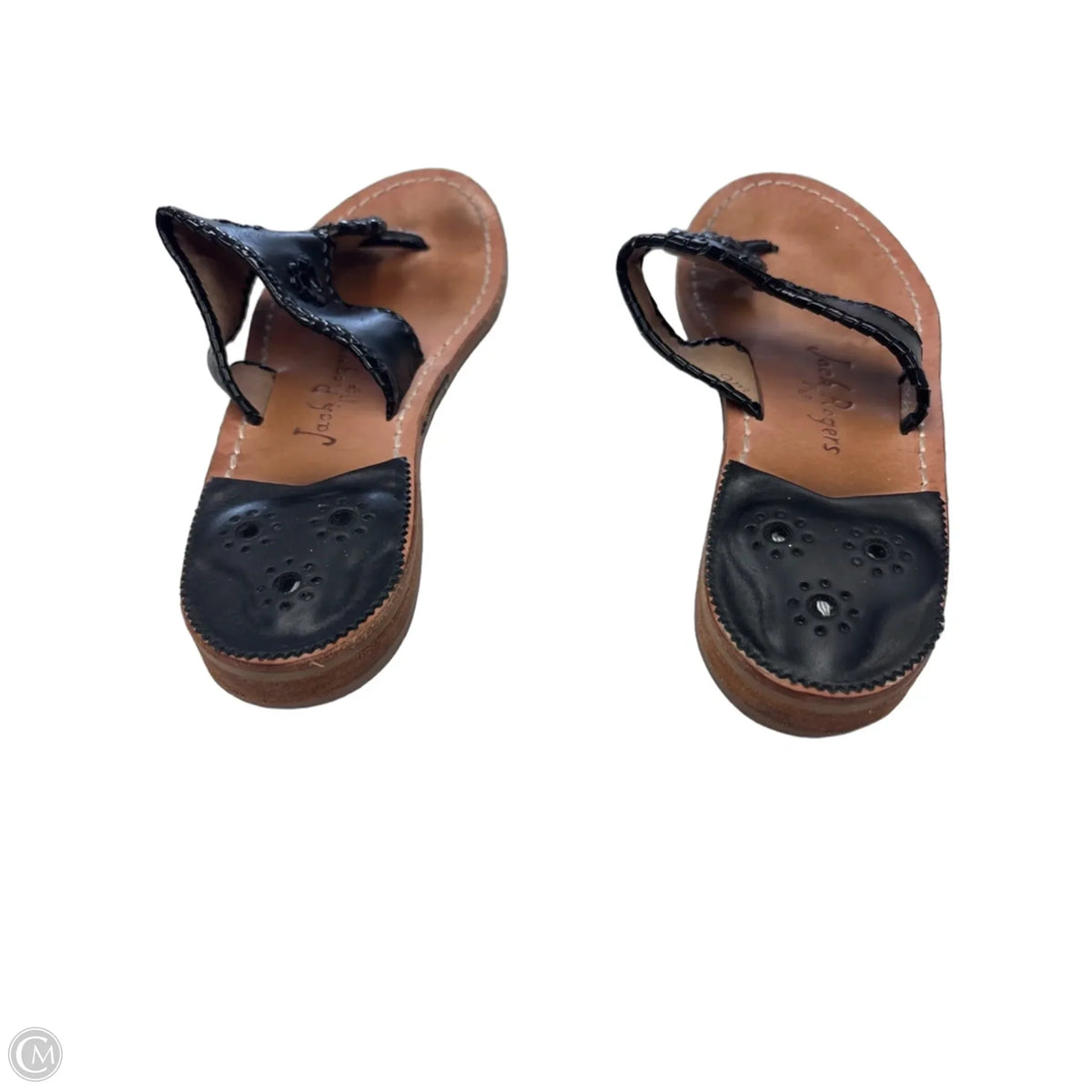 Sandals Flats By Jack Rogers In Black, Size: 9