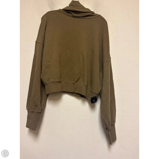 Sweatshirt Designer By Agolde In Green, Size: S