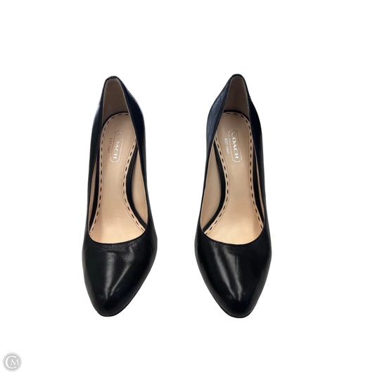 Shoes Designer By Coach In Black, Size: 6