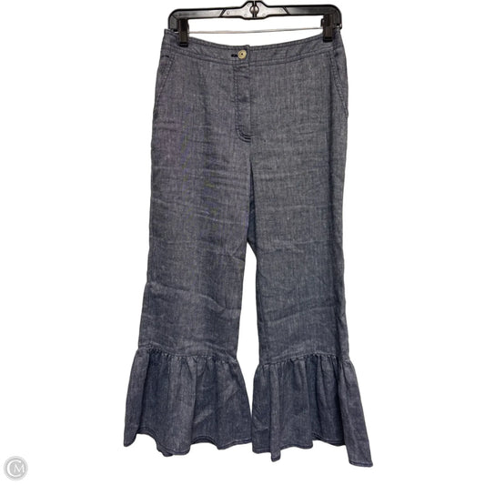 Pants Wide Leg By Anthropologie In Blue, Size: 4