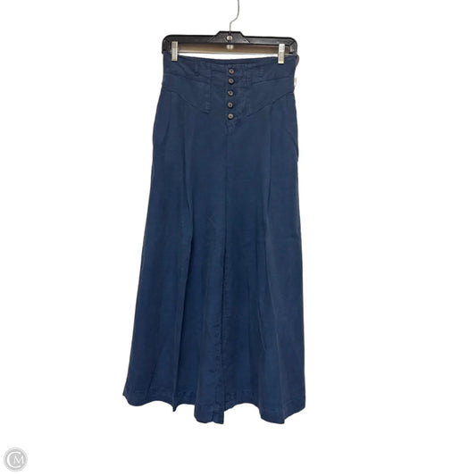 Pants Wide Leg By Anthropologie In Blue, Size: 2
