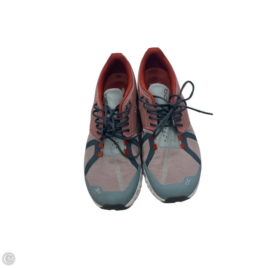 Shoes Athletic By On Cloud In Blue & Orange, Size: 9.5