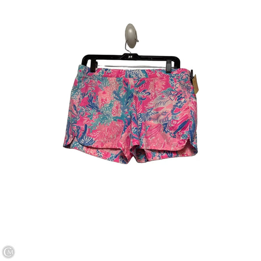Shorts Designer By Lilly Pulitzer In Blue & Pink, Size: S