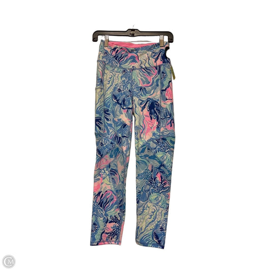 Pants Designer By Lilly Pulitzer In Blue & Pink, Size: S