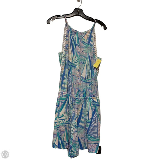 Romper Designer By Lilly Pulitzer In Blue, Size: S