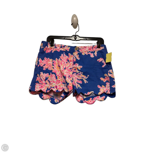 Shorts Designer By Lilly Pulitzer In Blue & Pink, Size: 2