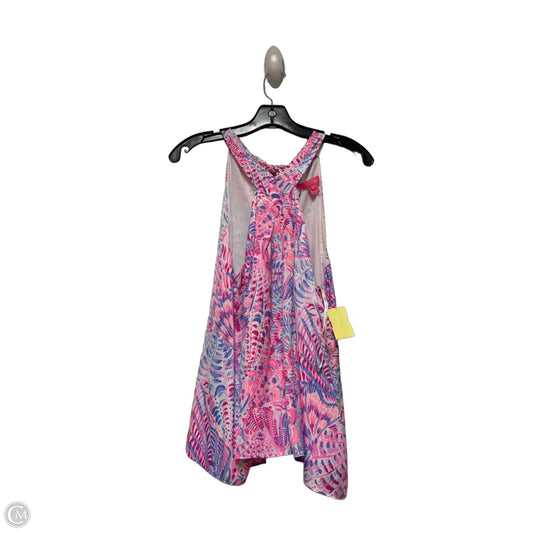 Top Sleeveless Designer By Lilly Pulitzer In Pink & Purple, Size: M