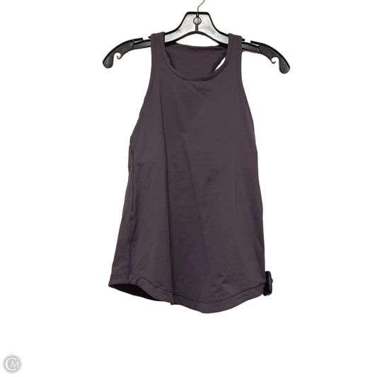 Athletic Tank Top By Lululemon In Purple, Size: 6