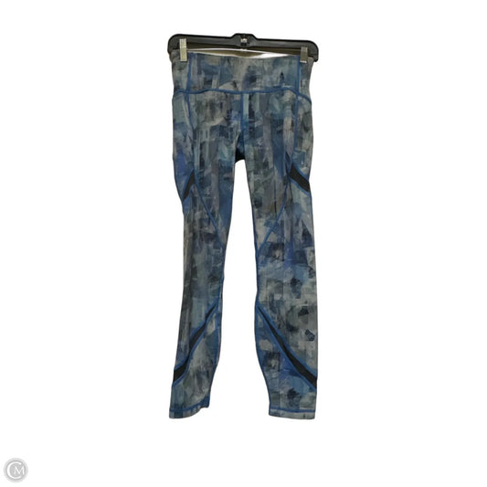 Athletic Leggings By Lululemon In Blue, Size: 6