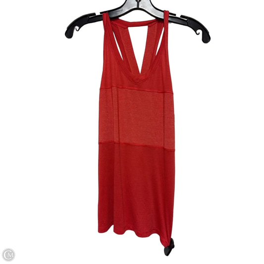 Athletic Tank Top By Lululemon In Red, Size: S