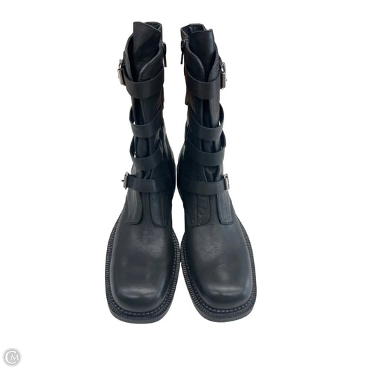 Boots Mid-calf Flats By Jeffrey Campbell In Black, Size: 11