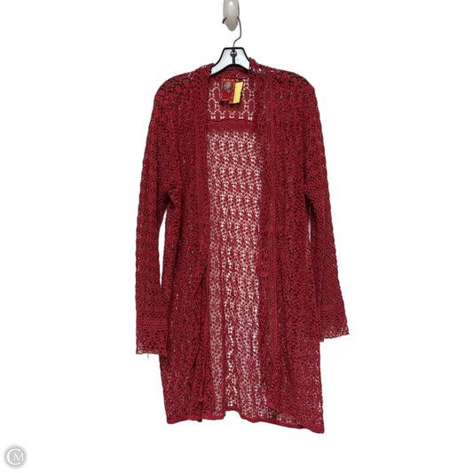 Kimono Designer By Johnny Was In Red, Size: Osfm
