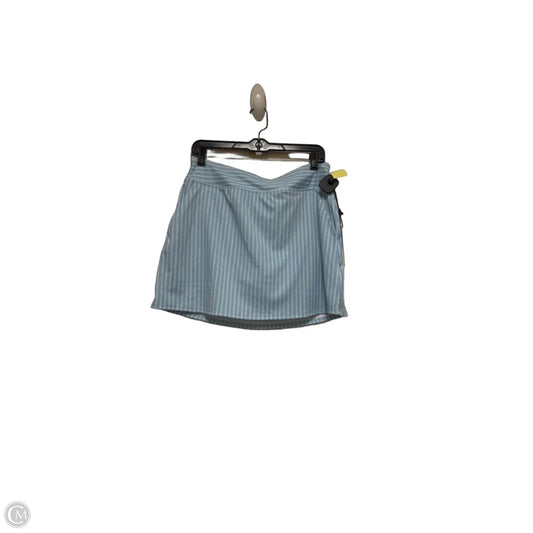 Athletic Skort By Laura Ashley In Striped Pattern, Size: M