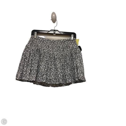 Athletic Skort By Laura Ashley In Black & White, Size: M