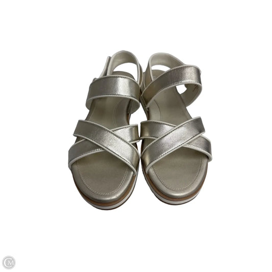 Sandals Flats By Cole-haan In Gold, Size: 8