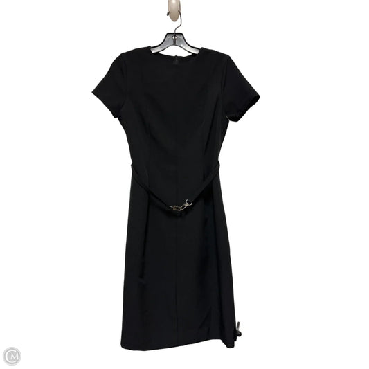Dress Casual Midi By H&m In Black, Size: S