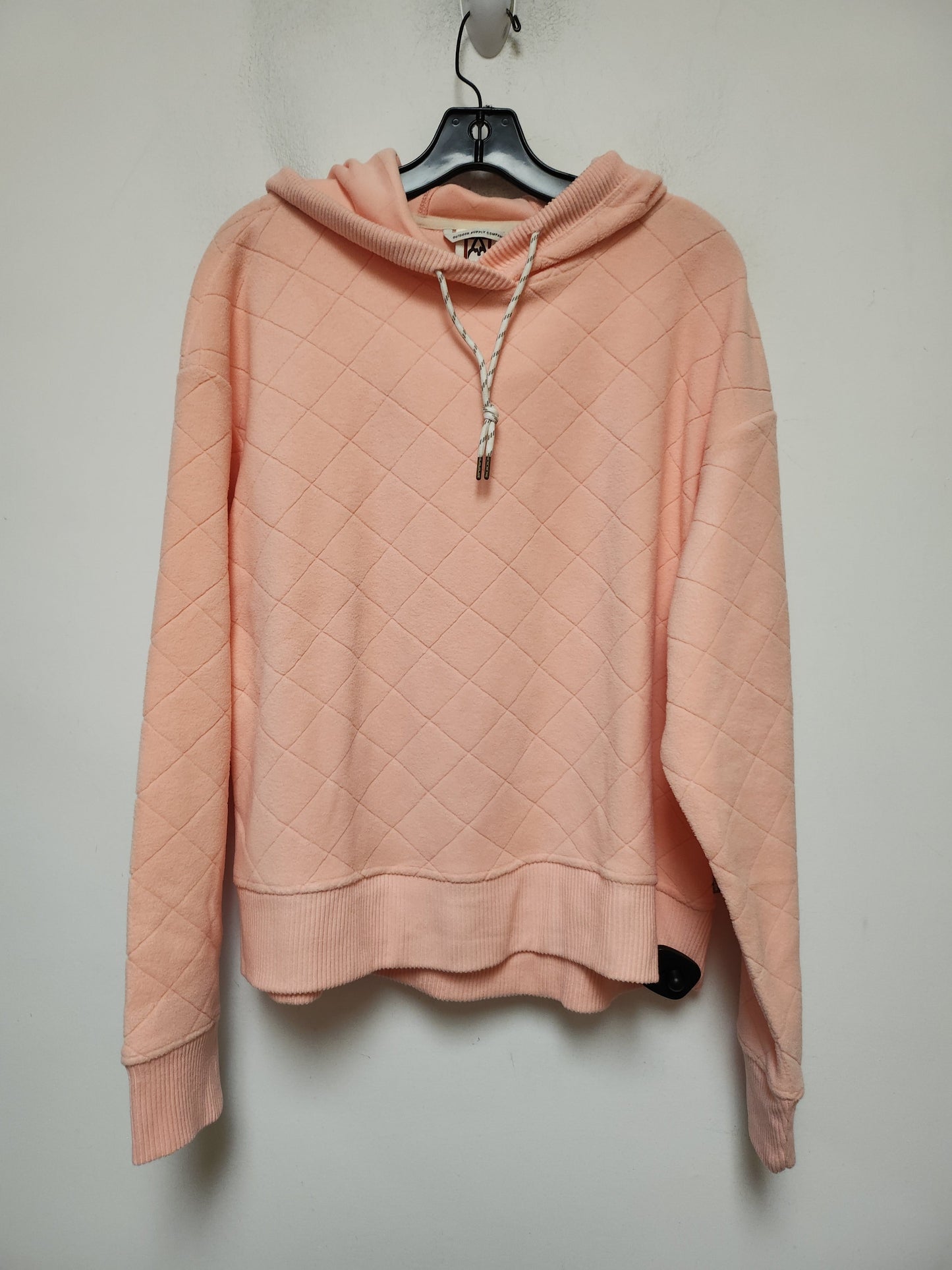 Sweatshirt Hoodie By Avalanche In Peach, Size: L