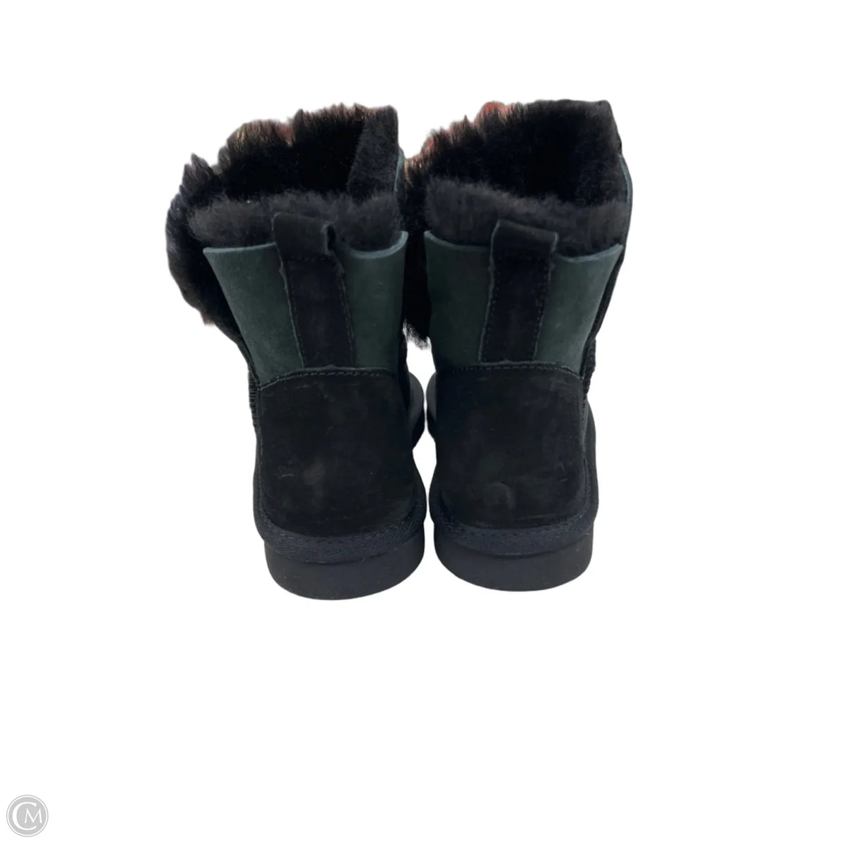Boots Ankle Flats By Clothes Mentor In Black, Size: 7