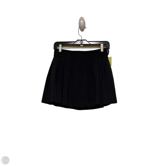 Athletic Skort By Lululemon In Black, Size: 4