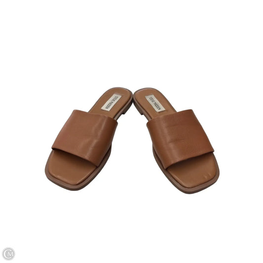 Sandals Flats By Steve Madden In Tan, Size: 6.5