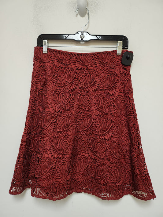 Skirt Mini & Short By Loft In Red, Size: 6