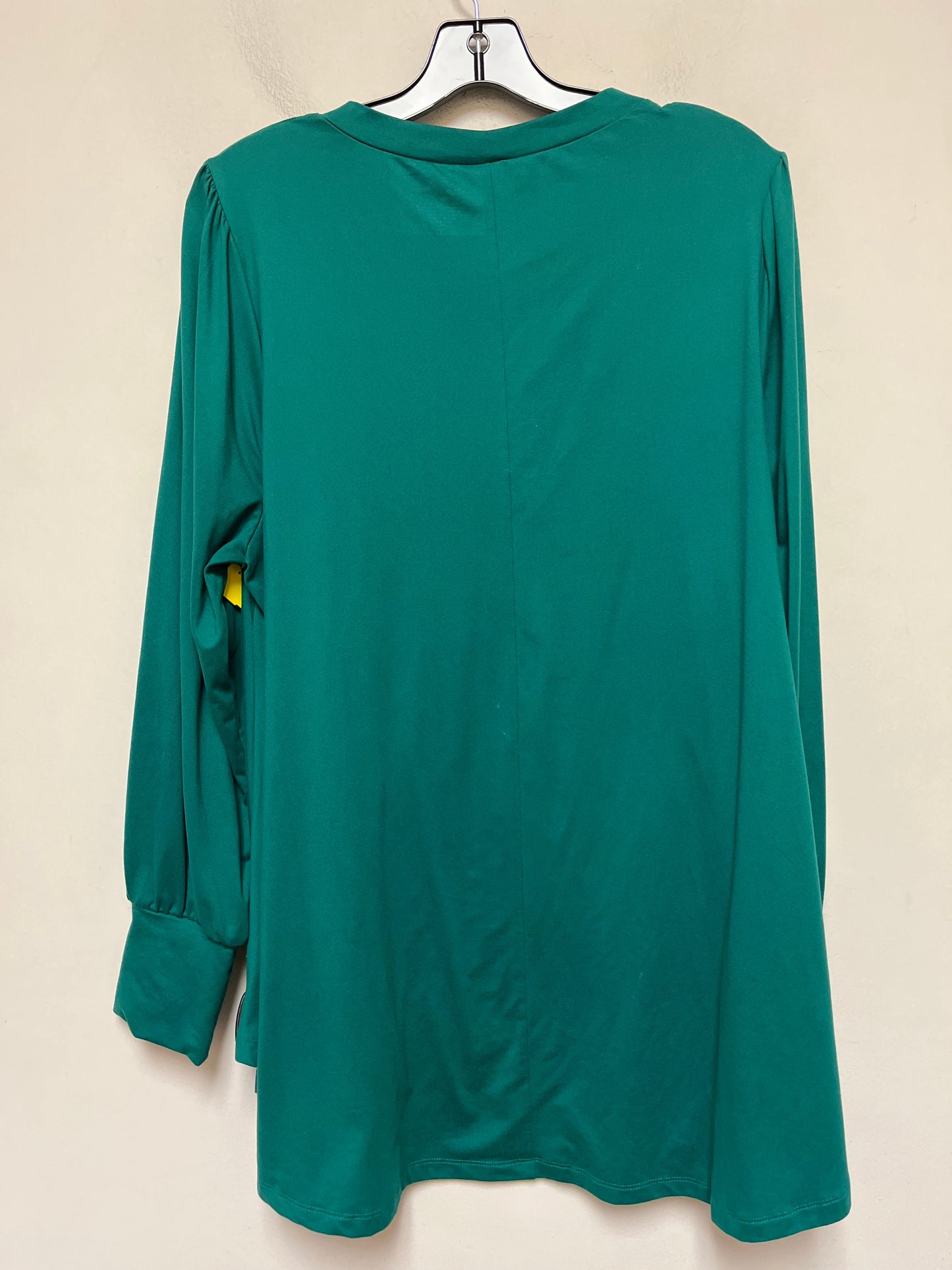 Top Long Sleeve Basic By Lane Bryant In Green, Size: Xl