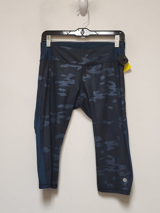 Athletic Capris By Lululemon In Camouflage Print, Size: M