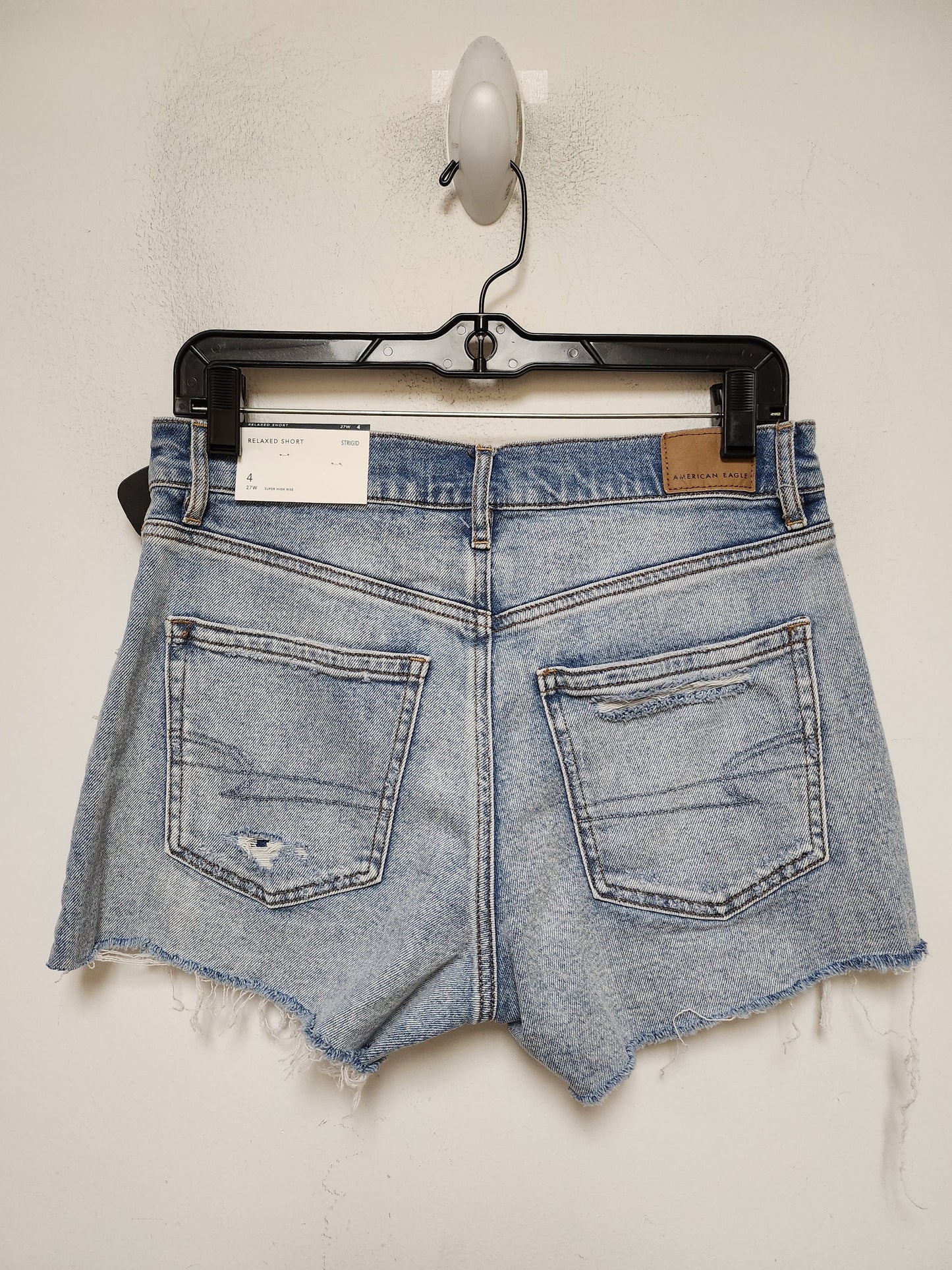 Shorts By American Eagle In Blue Denim, Size: 4