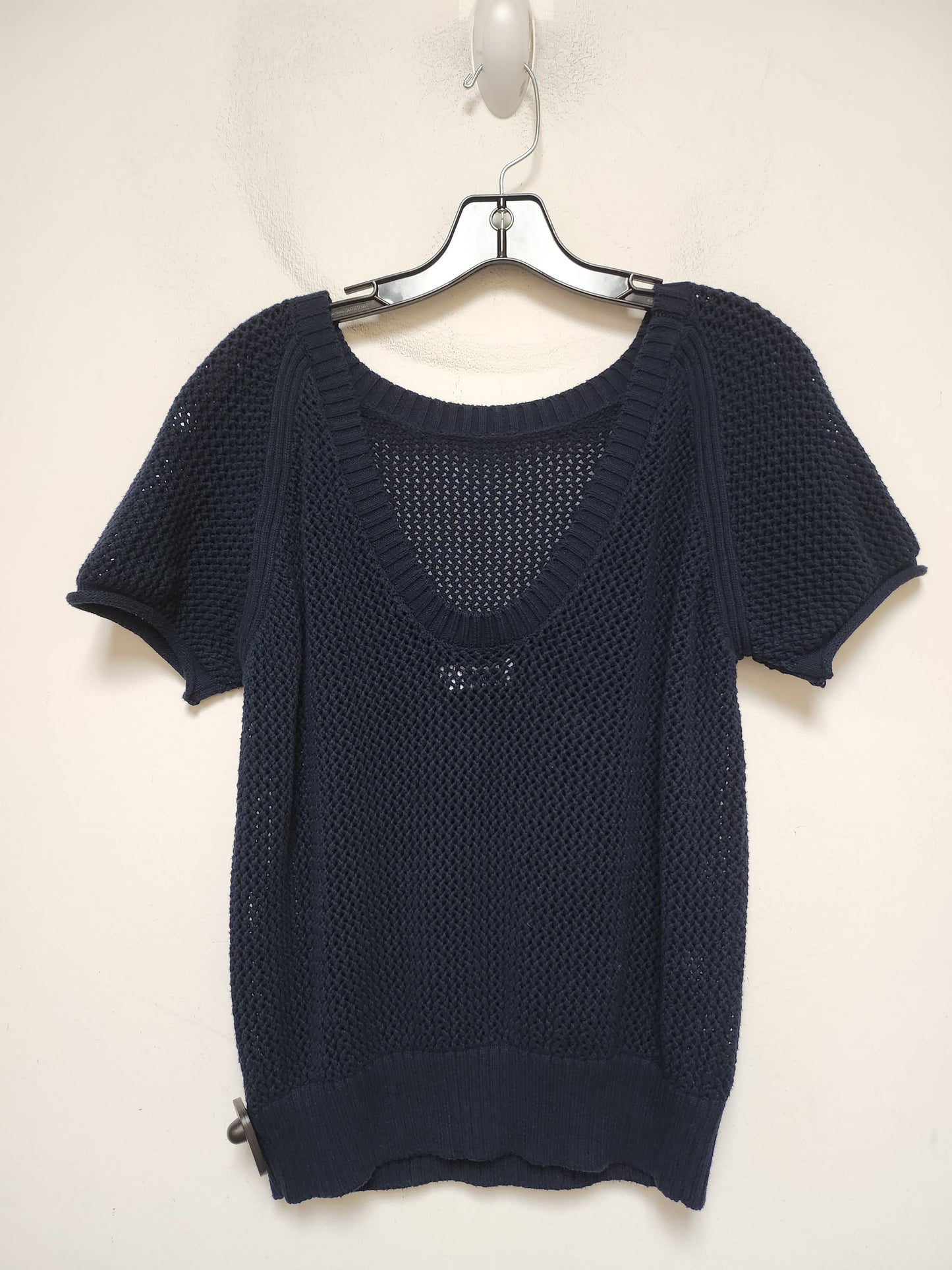 Top Short Sleeve By Frame In Navy, Size: S