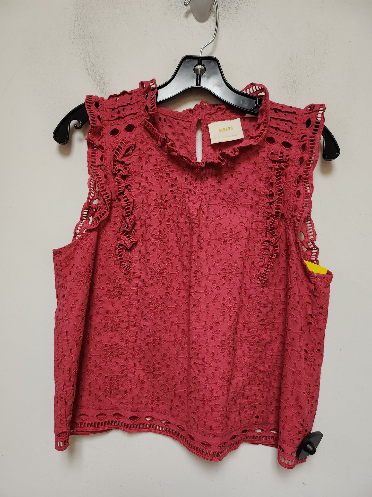 Top Sleeveless By Maeve In Pink, Size: Xs