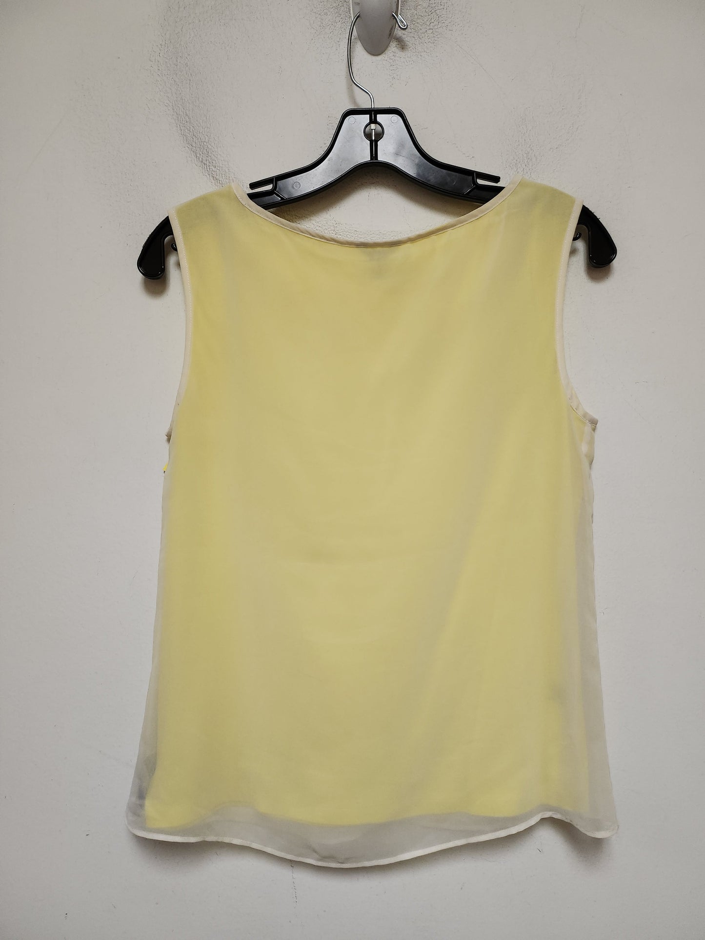 Top Sleeveless By Ann Taylor In Yellow, Size: Xs