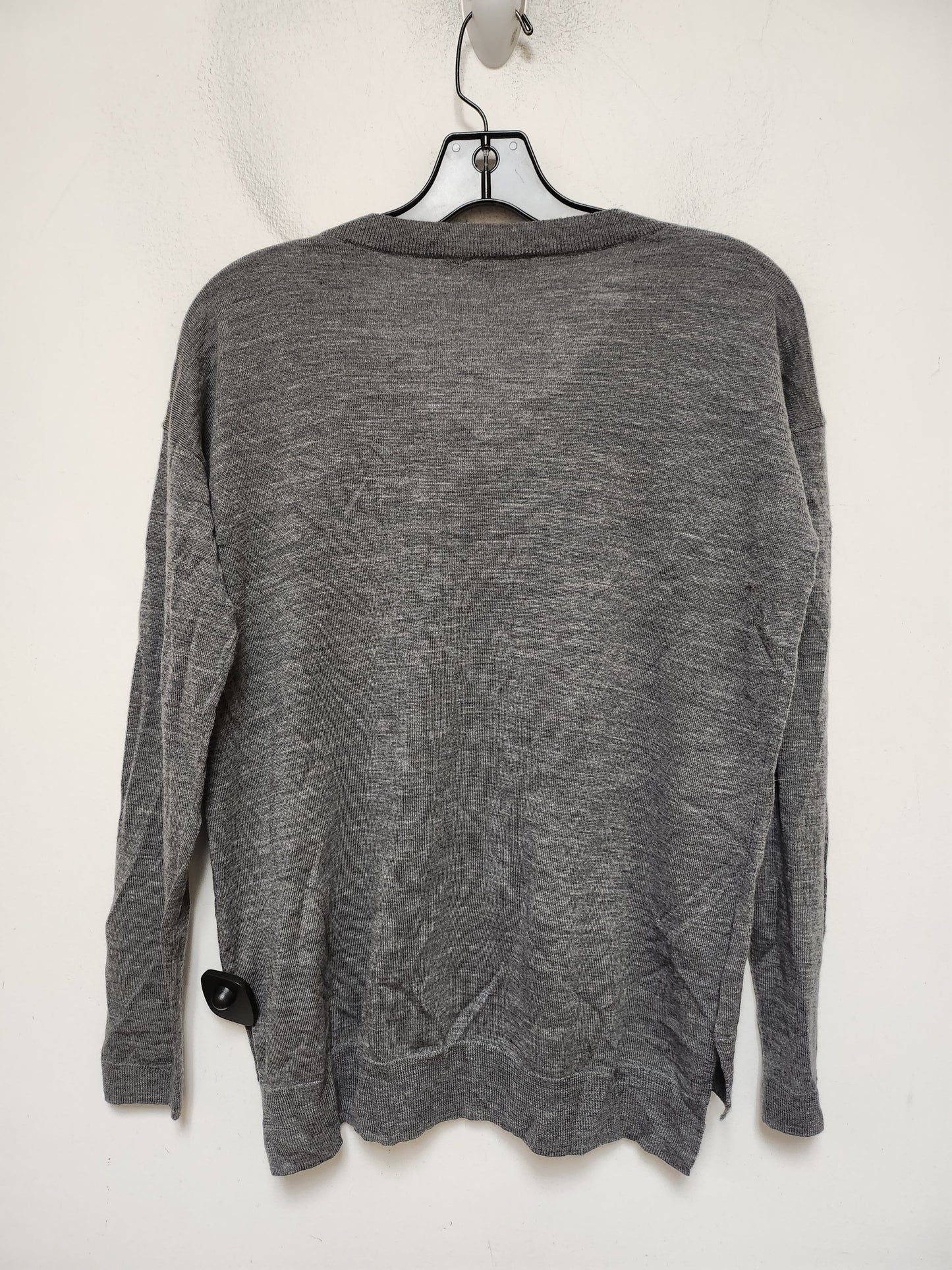 Top Long Sleeve By Ann Taylor In Grey, Size: Xs