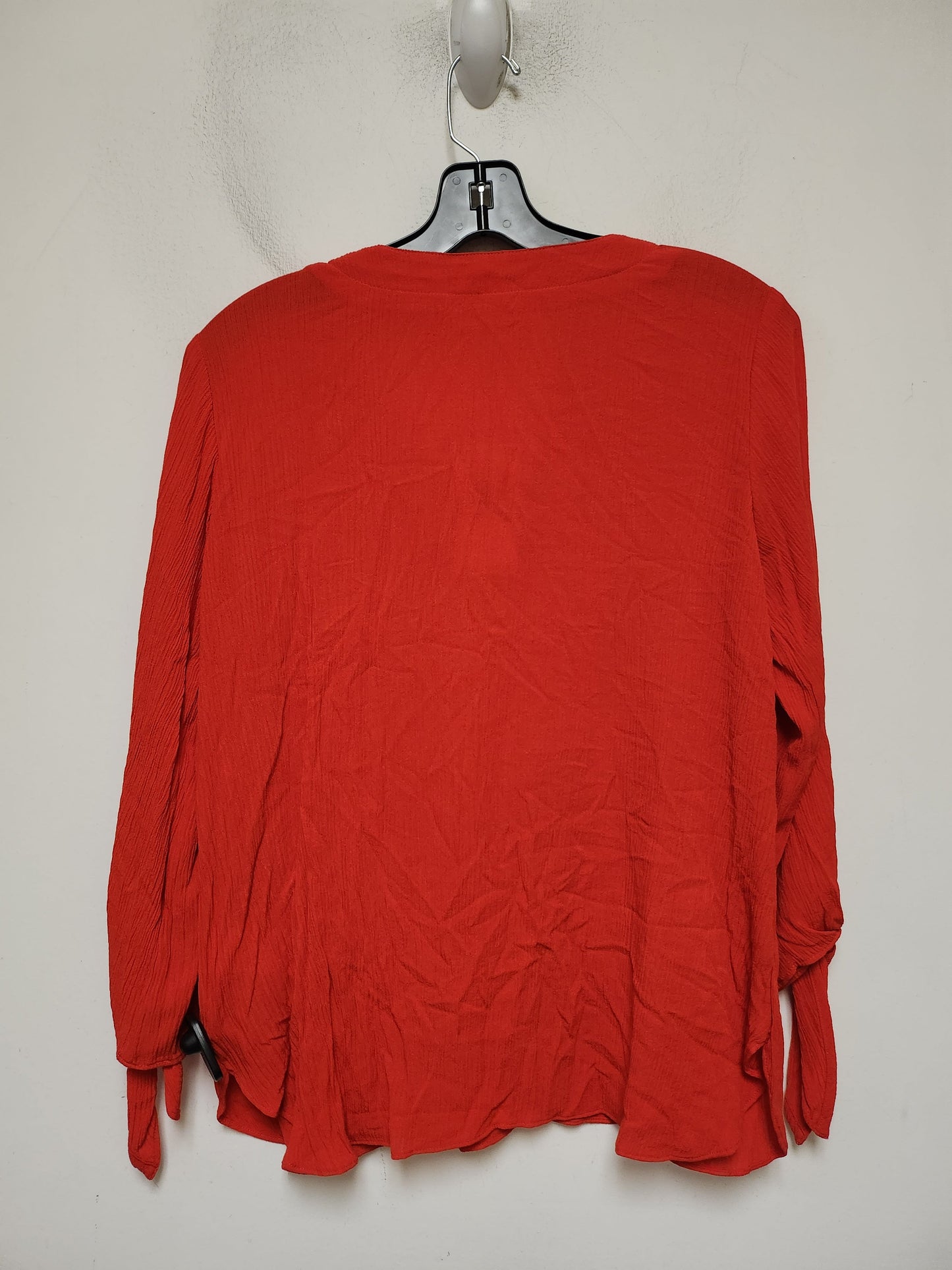 Top Long Sleeve By Michael By Michael Kors In Red, Size: Xs