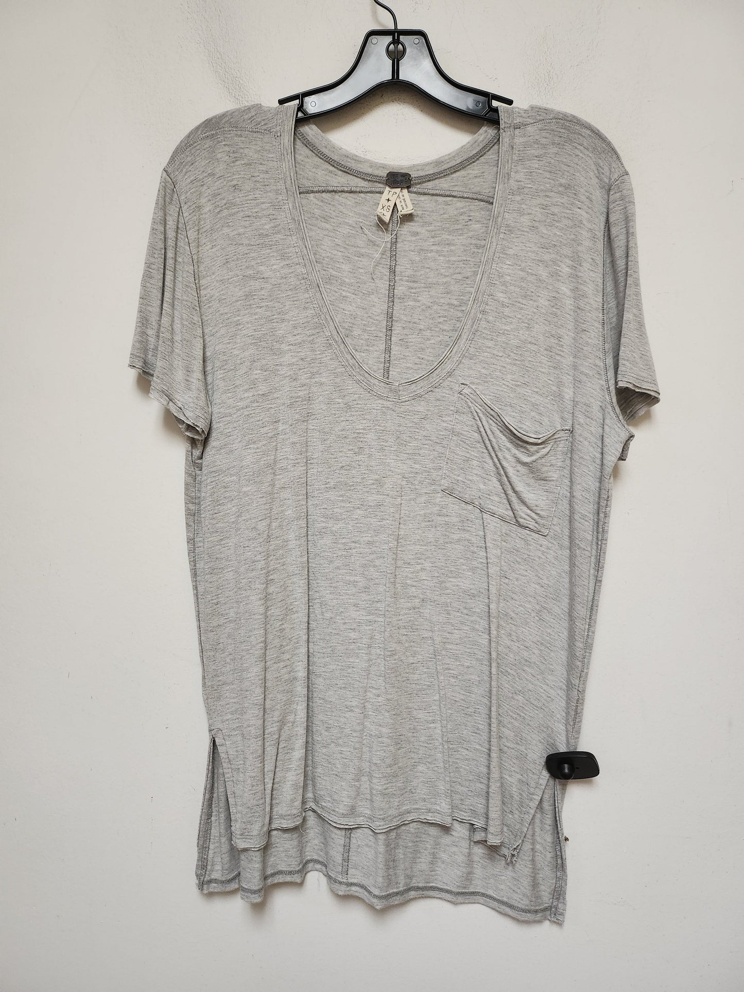 Top Short Sleeve Basic By We The Free In Grey, Size: Xs