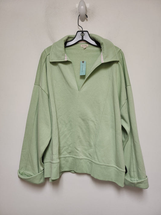 Sweatshirt Collar By Pilcro In Green, Size: 1x