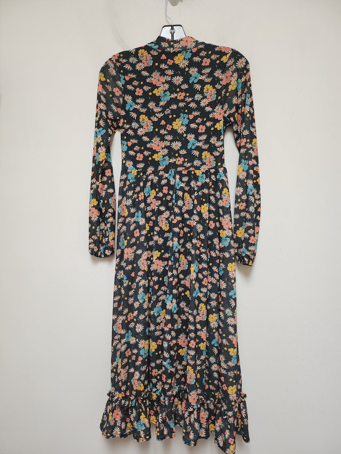 Dress Casual Maxi By Nasty Gal In Floral Print, Size: Xs