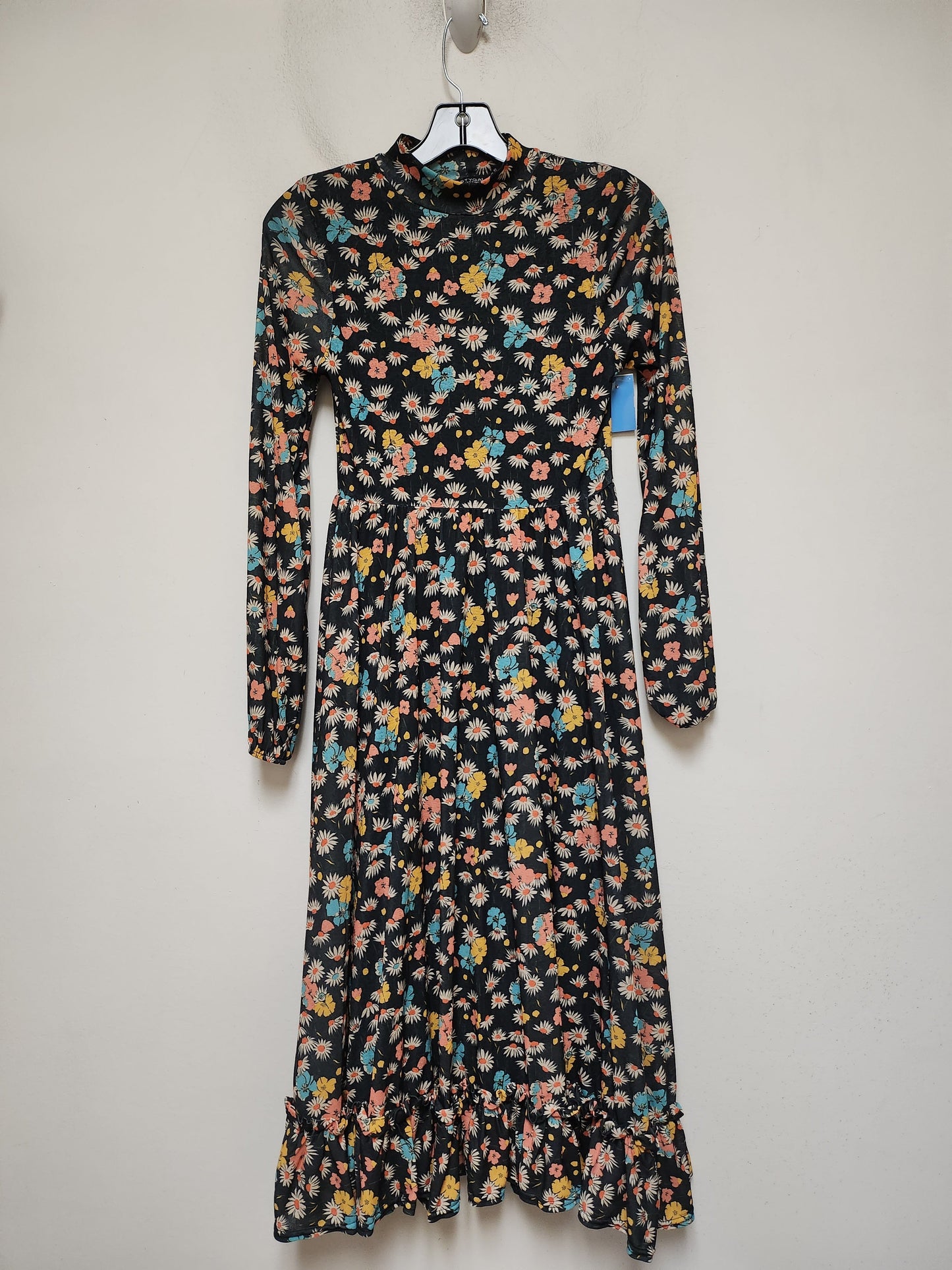 Dress Casual Maxi By Nasty Gal In Floral Print, Size: Xs