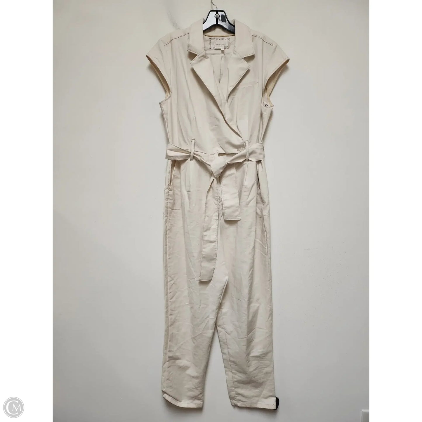 Jumpsuit By Anthropologie In Cream, Size: L