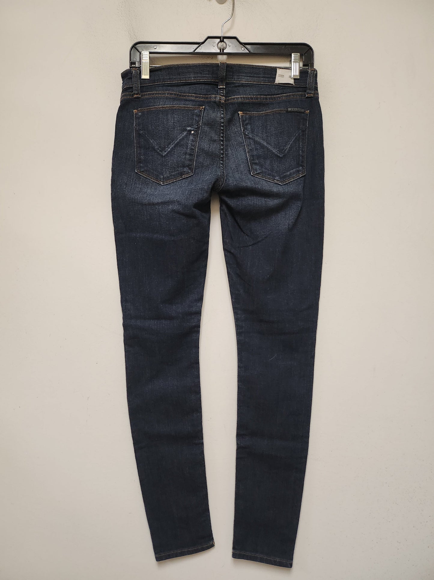 Jeans Straight By Hudson In Blue Denim, Size: 2