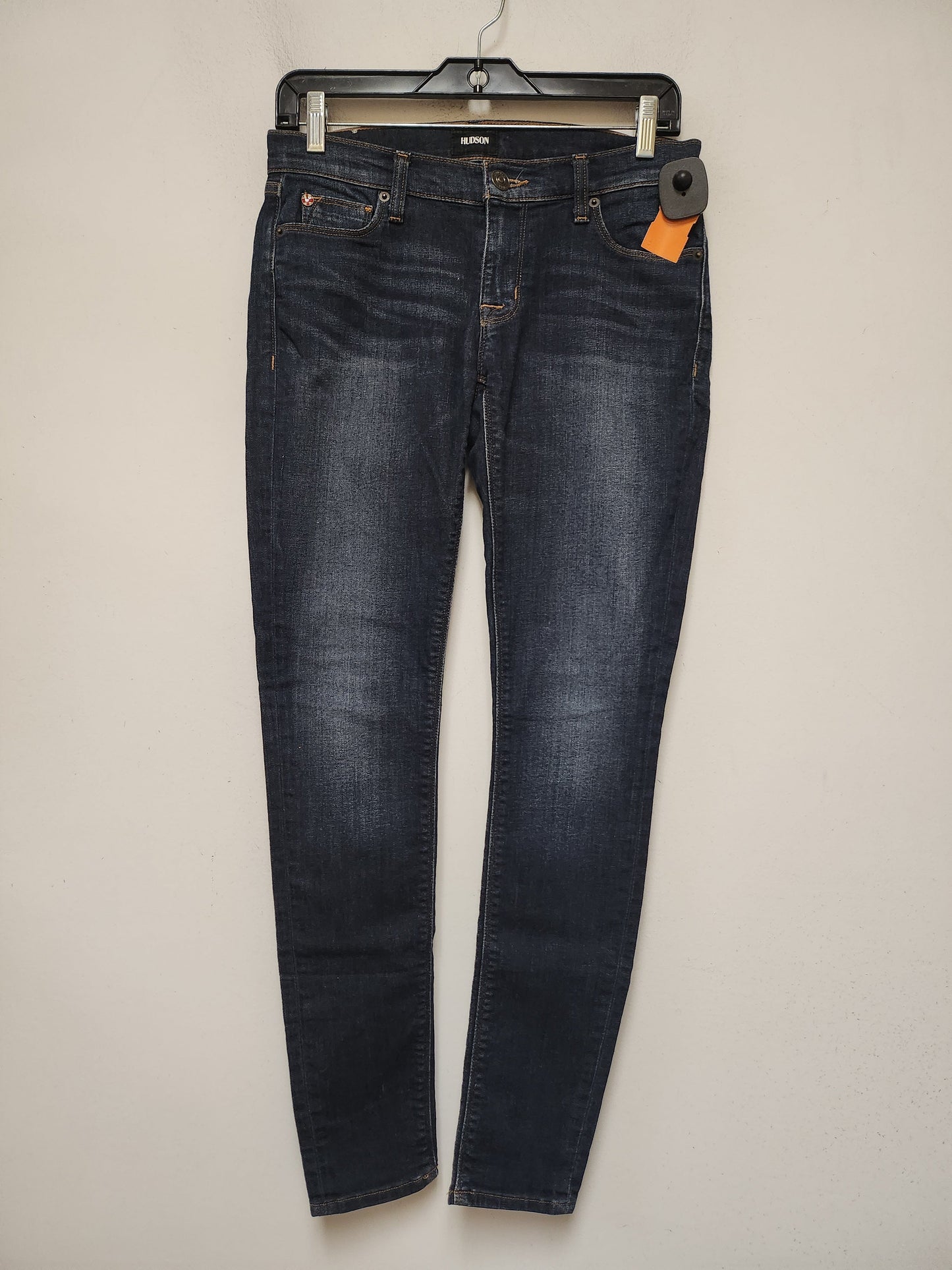 Jeans Straight By Hudson In Blue Denim, Size: 2