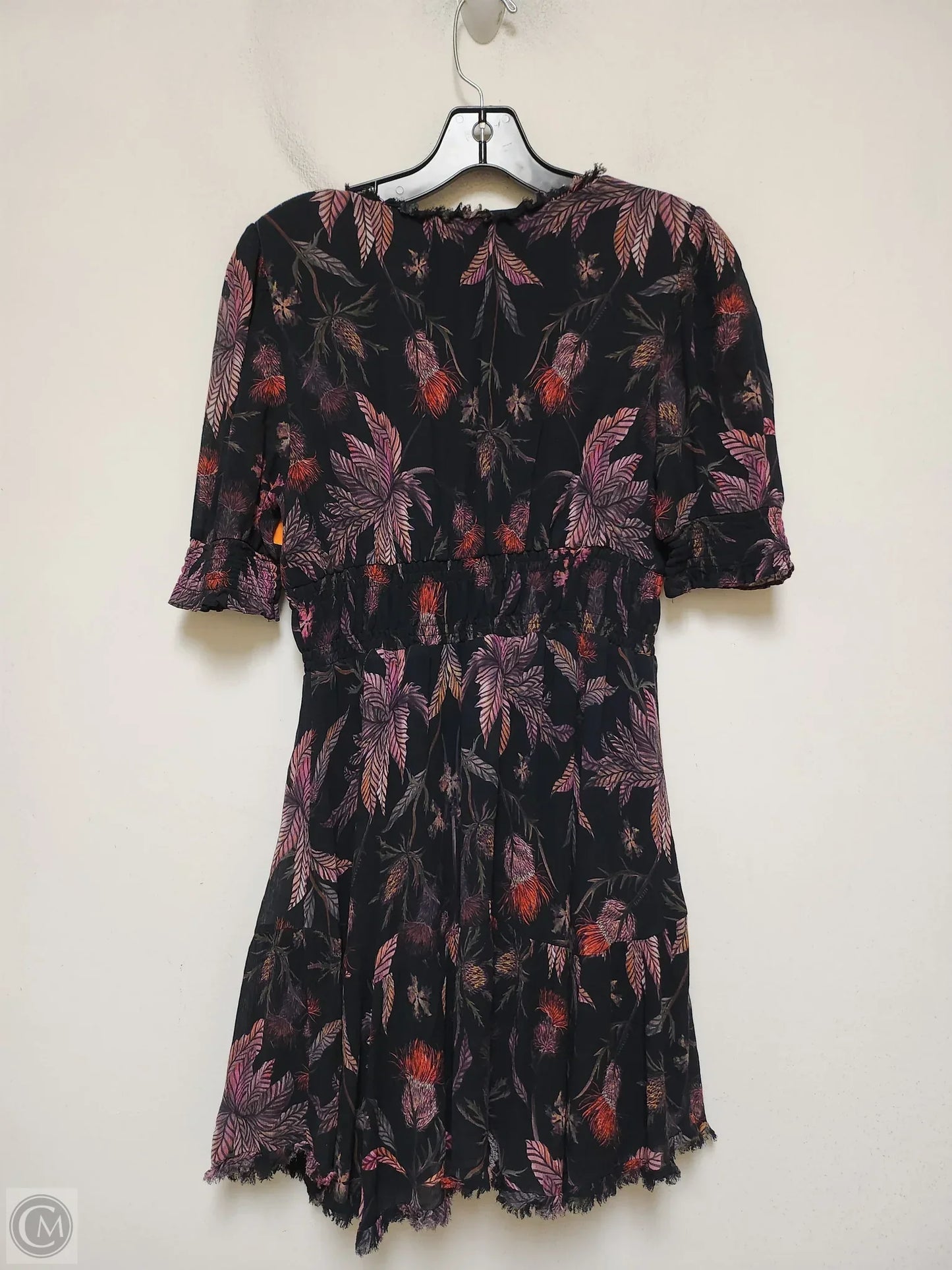 Dress Designer By All Saints In Tropical Print, Size: S