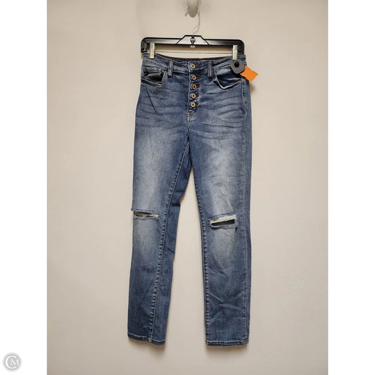 Jeans Straight By Kancan In Blue Denim, Size: 6